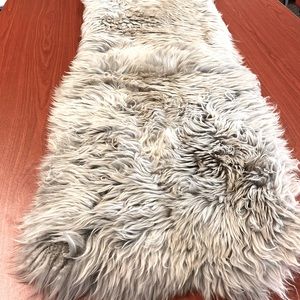 Genuine Sheepskin Rug -Grey